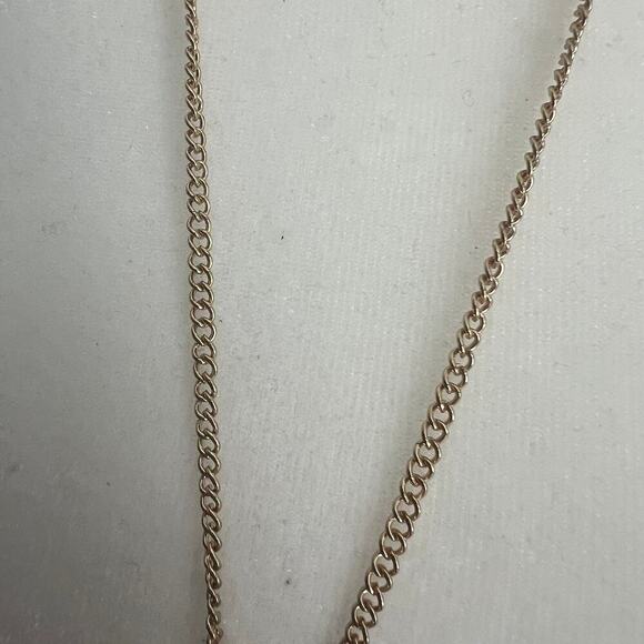 Gold tone boho chic trendy geometric hexagon long fringe tassel pendant necklace - Picture 4 of 5